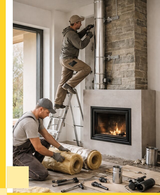 Монтаж дымоходов для каминов в Самаре от 15159 р. ЭриданСмр