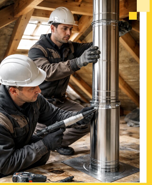 Монтаж дымоходов для каминов в Самаре с гарантией качества