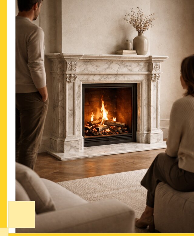 Мраморные камины под ключ в Самаре от 252650 р. | ЭриданСмр