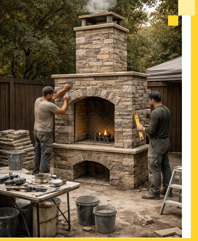 Проектирование и установка уличных каминов в Самаре