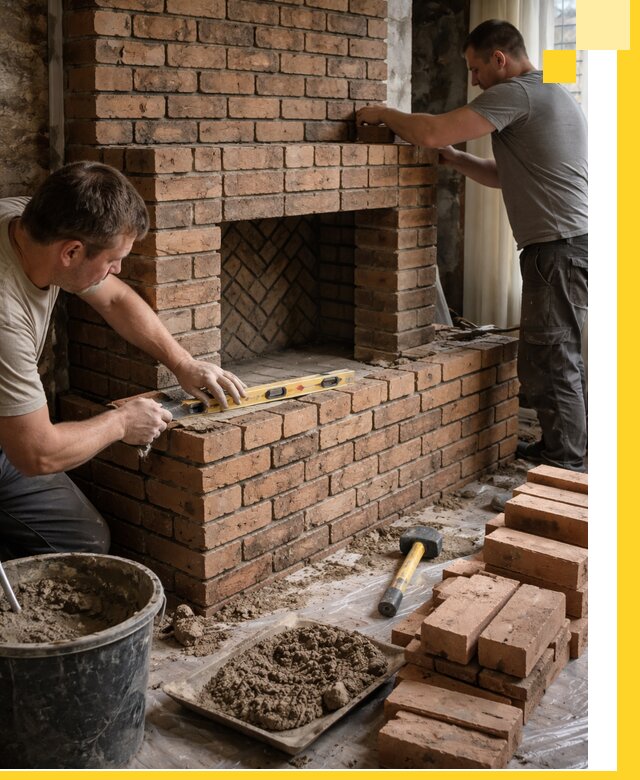 Изготовление и установка кирпичных каминов в Самаре