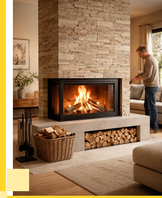 Дровяной камин под ключ в Самаре от 202120 р. | ЭриданСмр