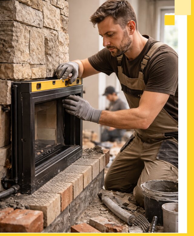 Дровяные камины под ключ в Самаре: монтаж, обустройство