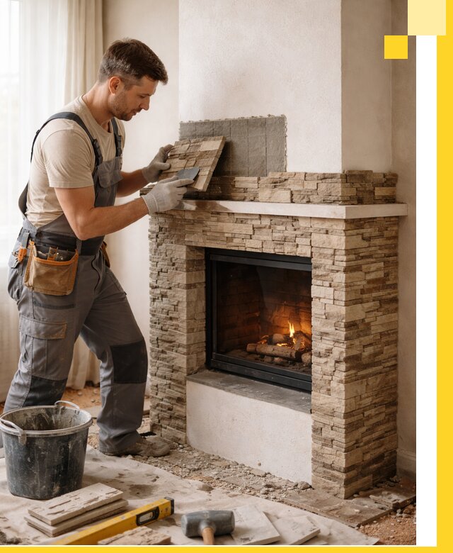 Изготовление и монтаж каминов для дома под ключ в Самаре