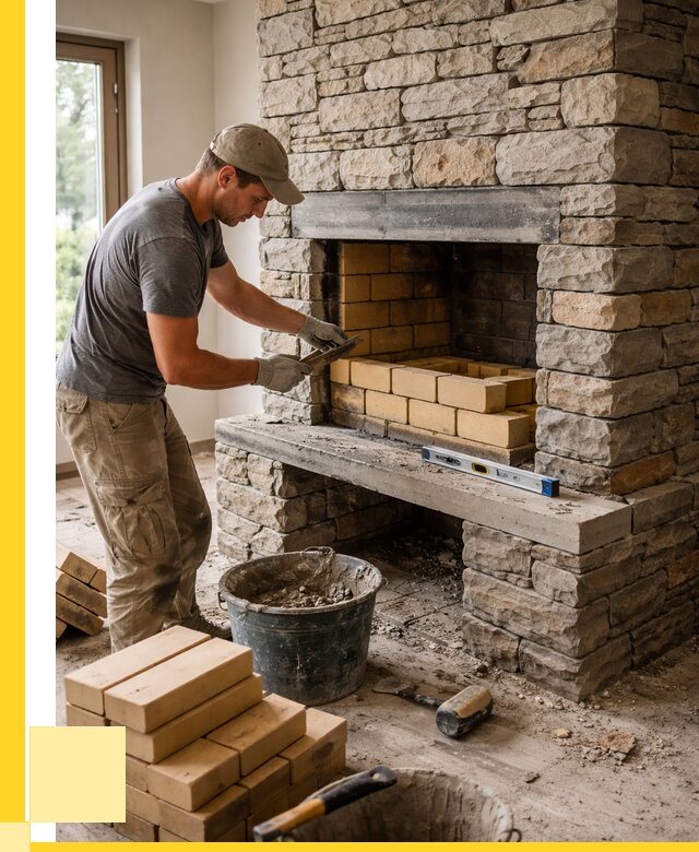 Кладка каминов и камина в Самаре от 25265 р. ЭриданСмр