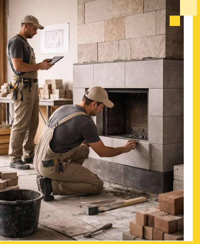 Индивидуальные проекты каминов и каминных систем в Самаре