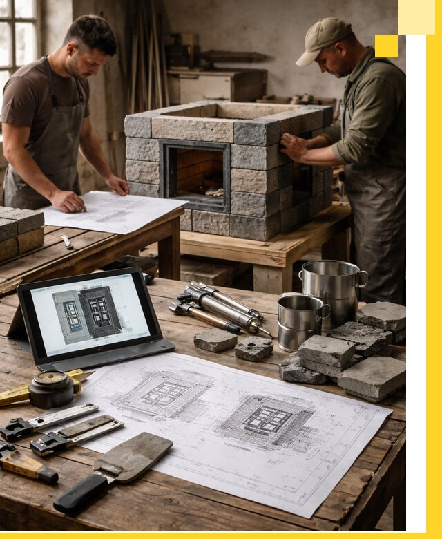 Разработка проектов печей с согласованием и монтажом в Самаре