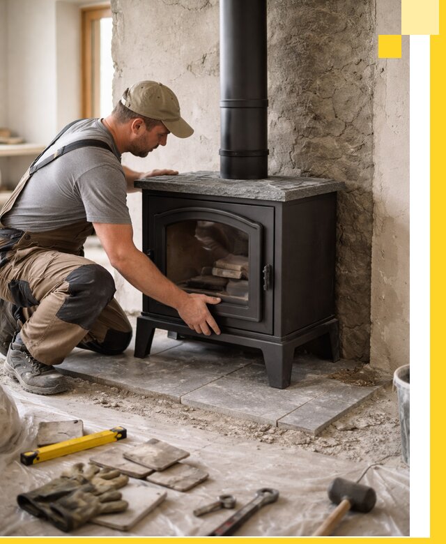 Профессиональный монтаж печей и каминов в Самаре под ключ