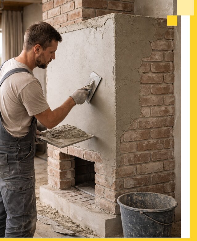 Отделка печей и облицовка каминов в Самаре под ключ