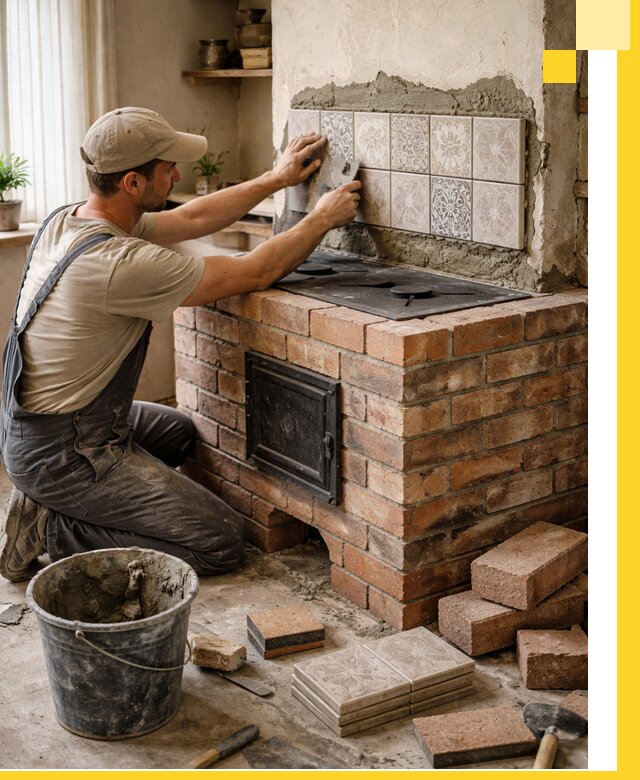 Печи с плитой на заказ монтаж гарантия и сервис в Самаре