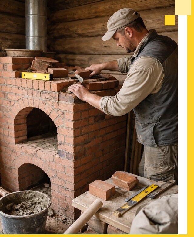 Изготовление и установка русских печей в Самаре под ключ