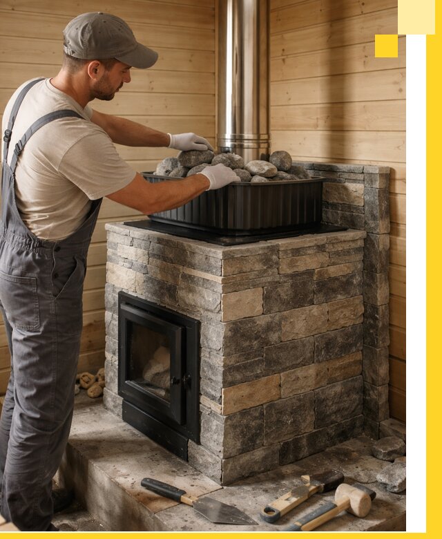 Печи для парной в Самаре, производство, монтаж и обслуживание