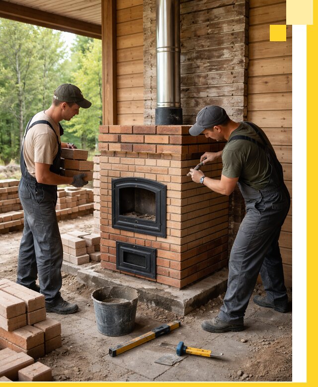 Производство и установка дачных печей под ключ в Самаре