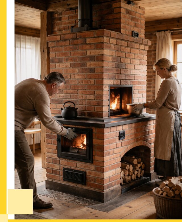 Печи для загородного дома под ключ в Самаре от 80848 р. | ЭриданСмр