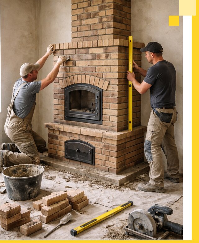 Продажа и установка печей и каминов для дома под ключ в Самаре