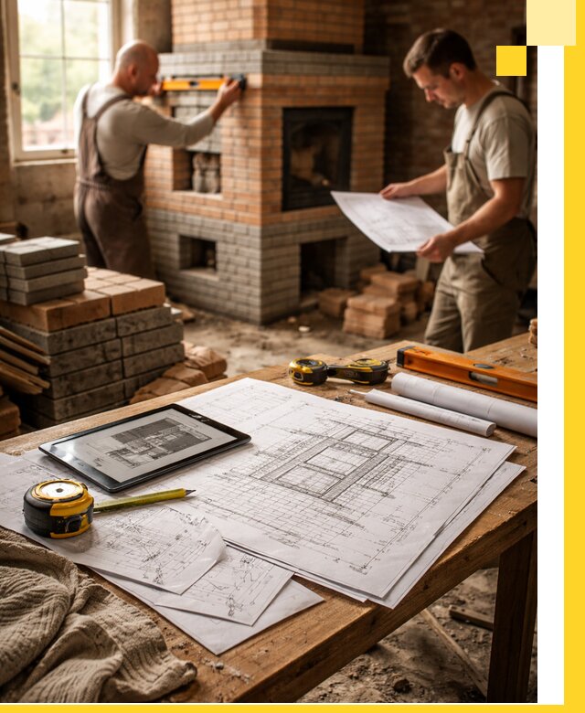 Проекты печей и каминов с индивидуальным дизайном в Самаре