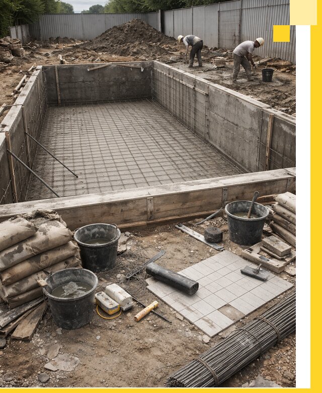 Строительство бассейнов под ключ в Самаре, дизайн и монтаж