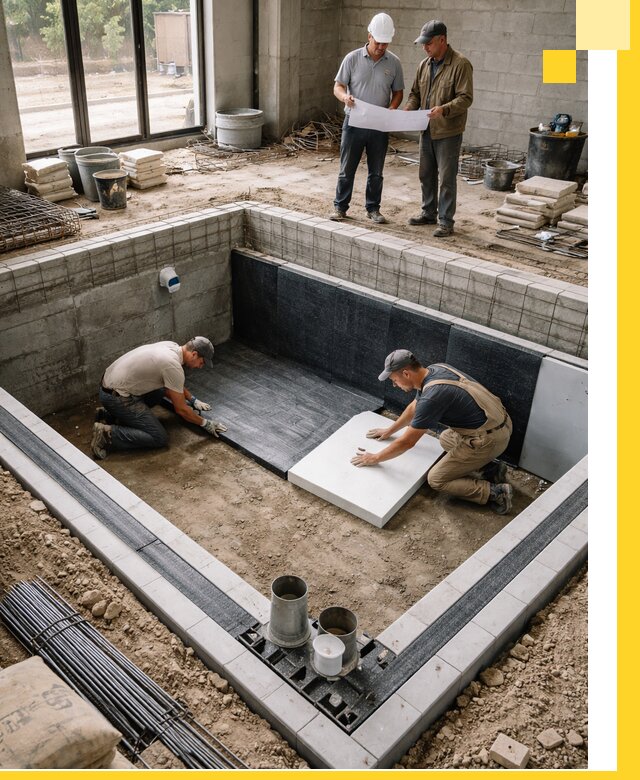 Проекты частных и общественных бассейнов под ключ в Самаре