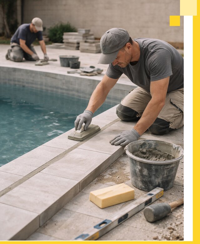 Отделка бассейнов в Самаре: декоративная отделка и гидроизоляция