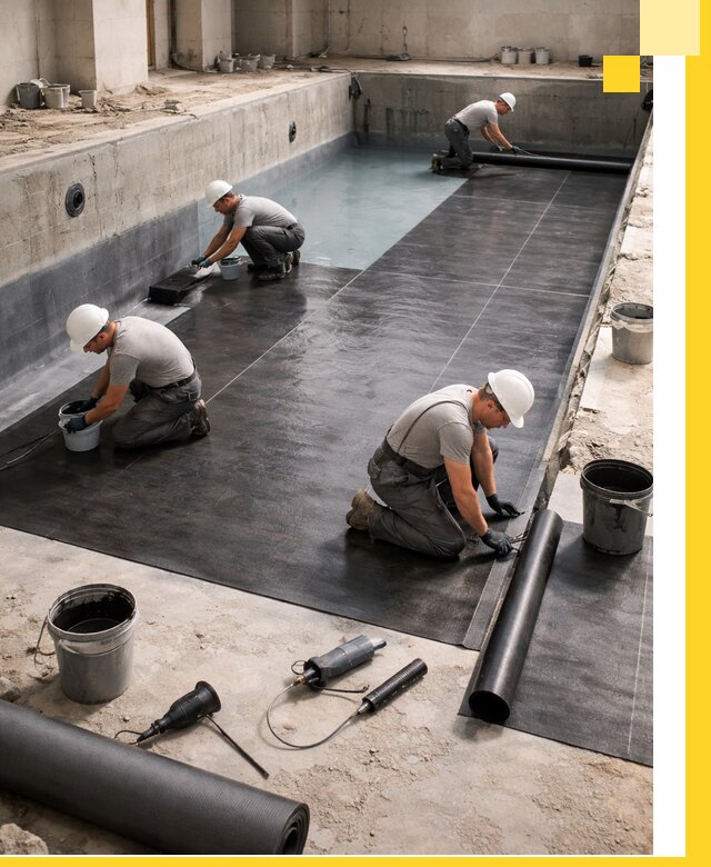 Профессиональная гидроизоляция бассейнов и чаш в Самаре под ключ