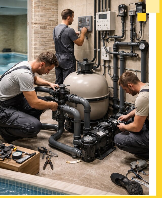 Комплексное оборудование для бассейнов под ключ в Самаре