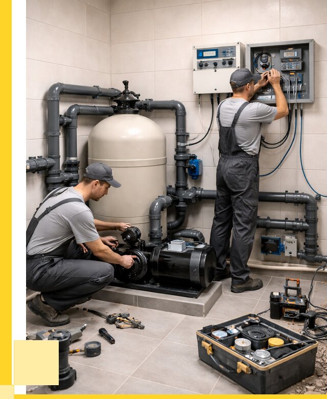 Монтаж оборудования для бассейнов в Самаре от 40424 р. | ЭриданСмр