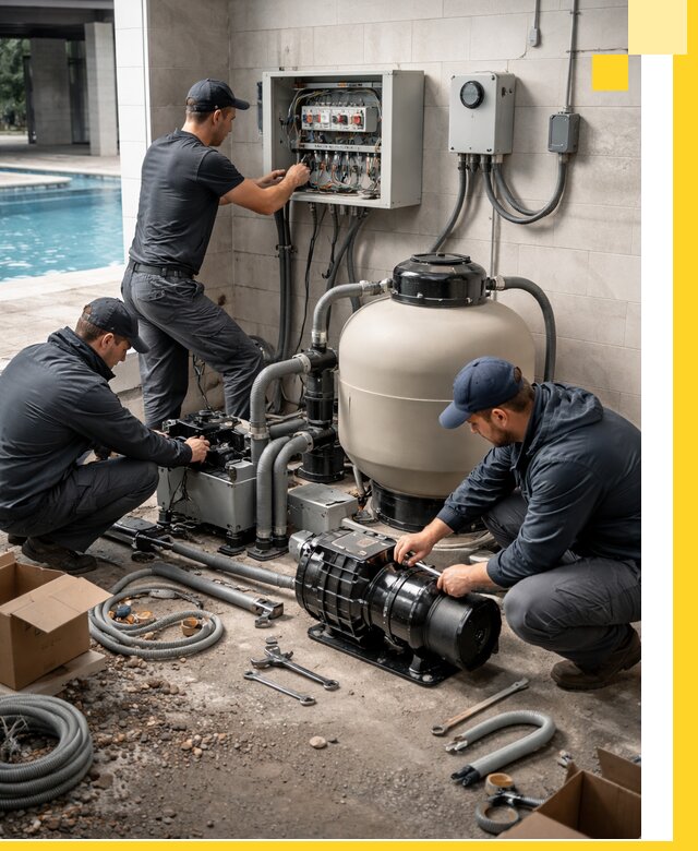 Профессиональный монтаж оборудования для бассейнов в Самаре