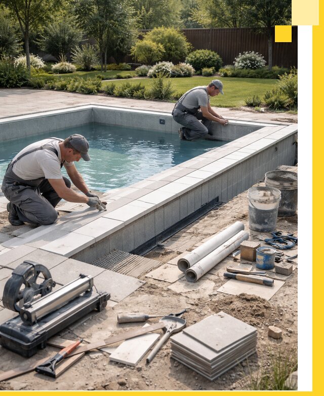 Строительство открытых бассейнов под ключ в Самаре профессионально