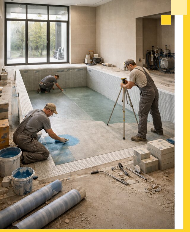 Проект и строительство закрытых бассейнов в Самаре под ключ