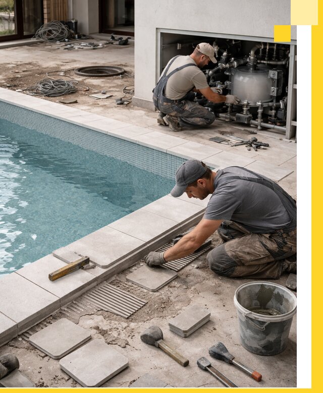 Строительство и монтаж бассейнов в коттедже в Самаре