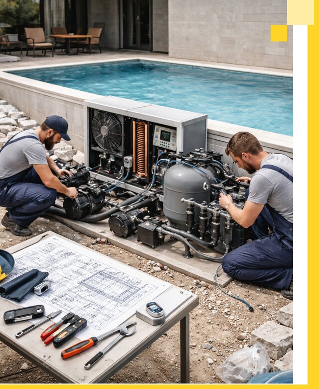 Проектирование и монтаж бассейнов с подогревом в Самаре