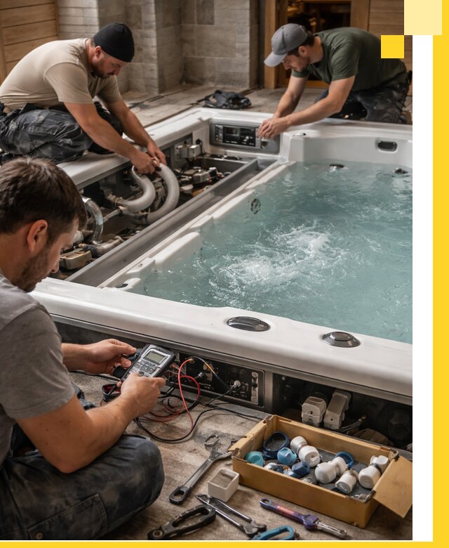 Гидромассажные бассейны под ключ в Самаре, дизайн и монтаж