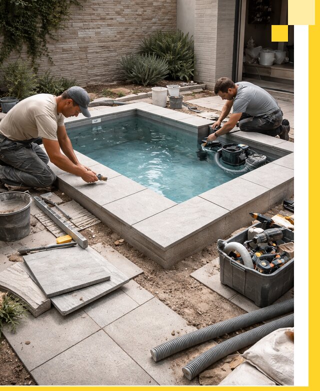 Мини бассейны под ключ в Самаре, дизайн и установка