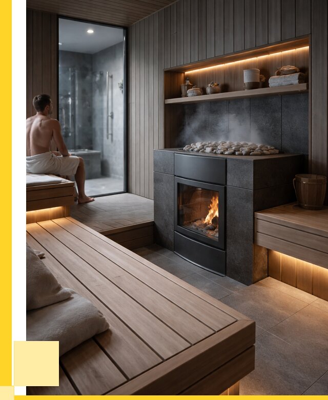Проект сауны в частном доме в Самаре от 35371 р. | ЭриданСмр