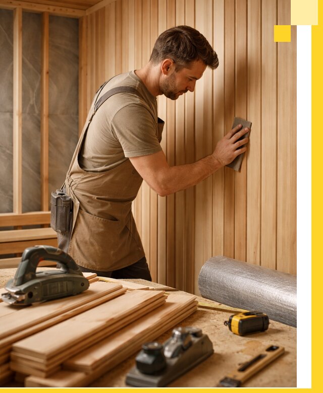 Профессиональная отделка саун и парных под ключ в Самаре