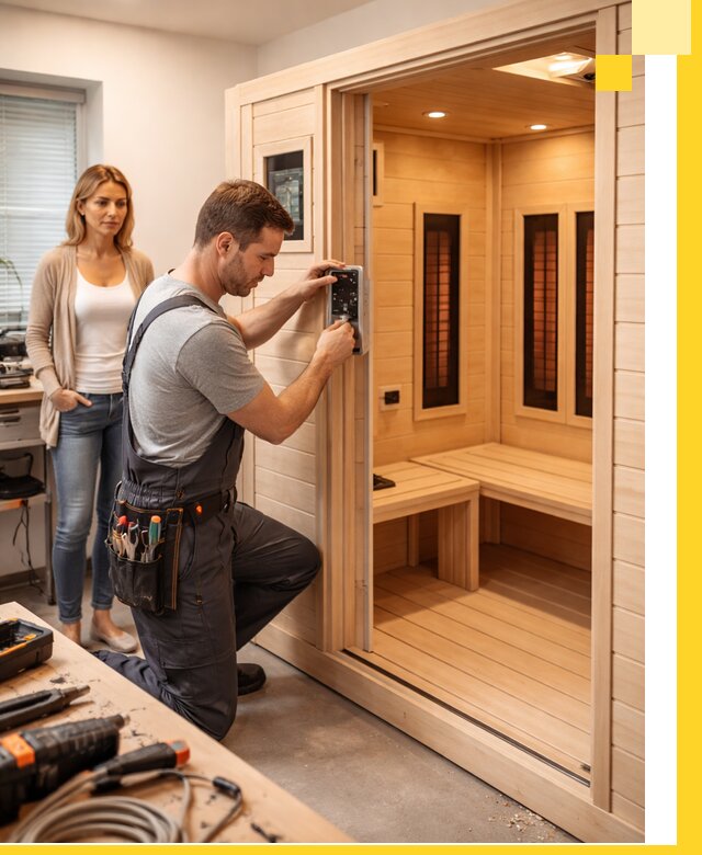 Инфракрасные сауны под ключ в Самаре продажа и установка