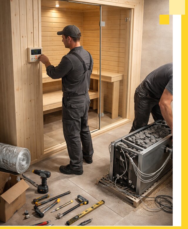 Поставка, установка и монтаж электрических саун в Самаре