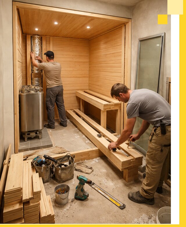 Проектирование и установка домашних саун под ключ в Самаре