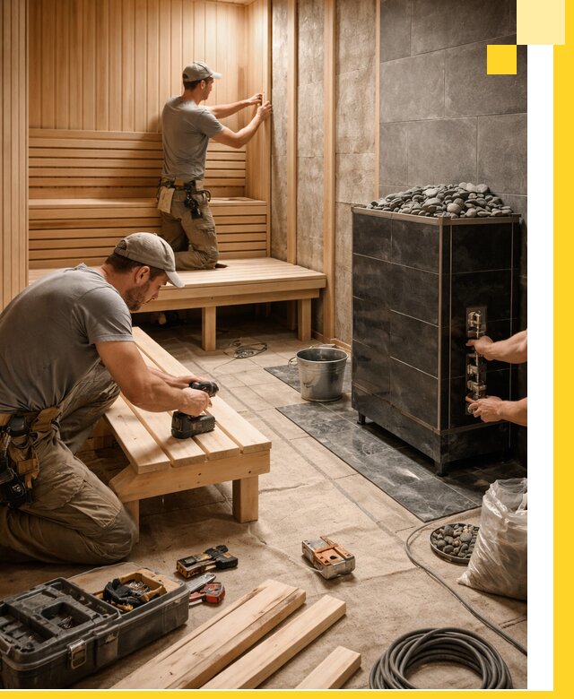Дизайн и строительство интерьерных саун под ключ в Самаре