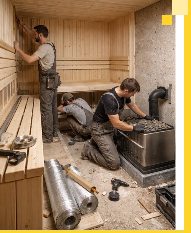 Индивидуальные сауны на заказ в Самаре под ключ, проект и монтаж