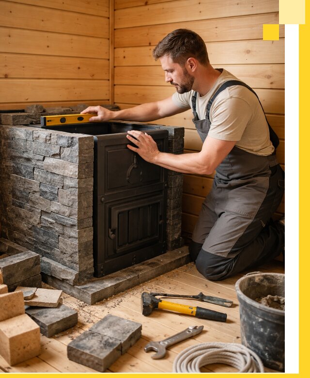 Производство и установка печей для саун под ключ в Самаре