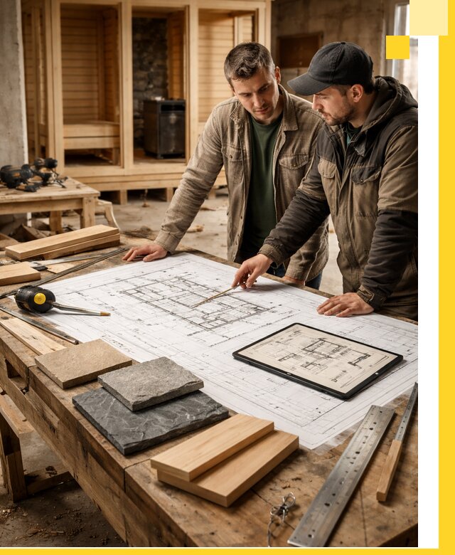 Проекты бань под ключ и планы строительства в Самаре