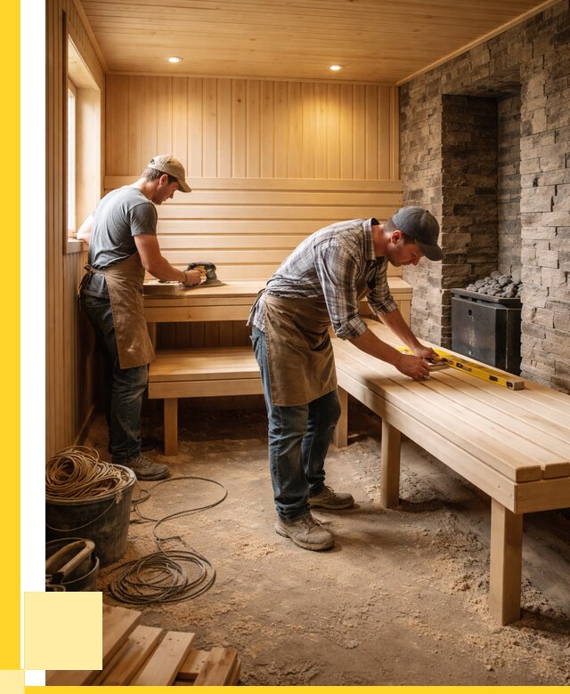 Отделка бани в Самаре: внутренняя отделка от 3032 р. | ЭриданСмр