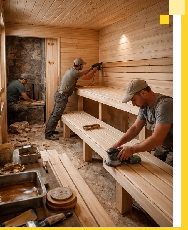 Профессиональная отделка бань в Самаре под ключ, с гарантией