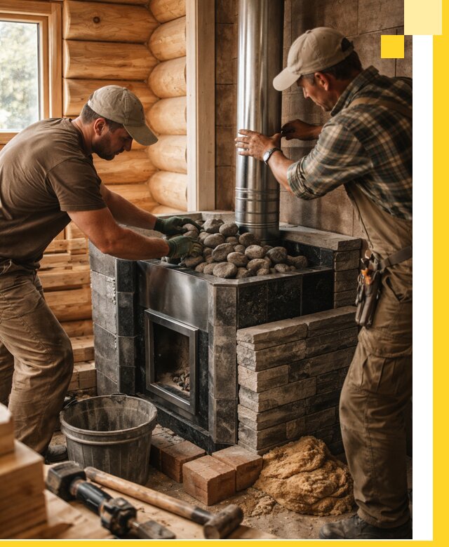 Строительство и отделка русских бань под ключ в Самаре