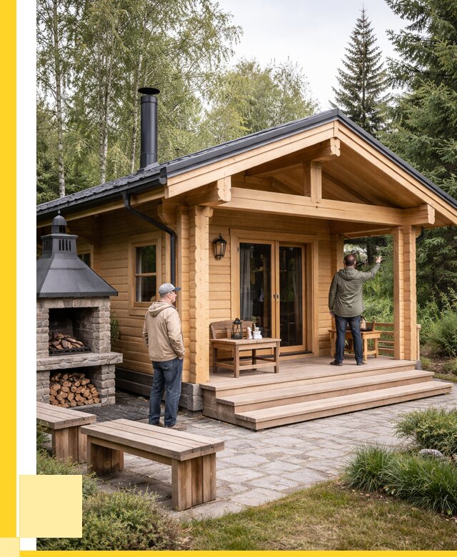 Деревянные бани под ключ в Самаре от 454770 р. | ЭриданСмр