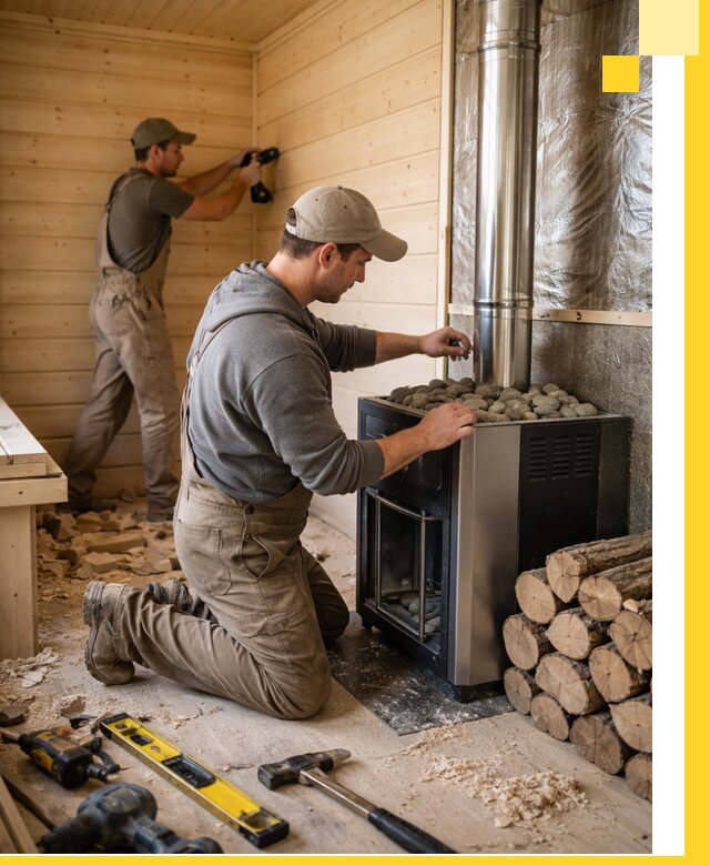 Строительство деревянных бань под ключ в Самаре проекты и монтаж