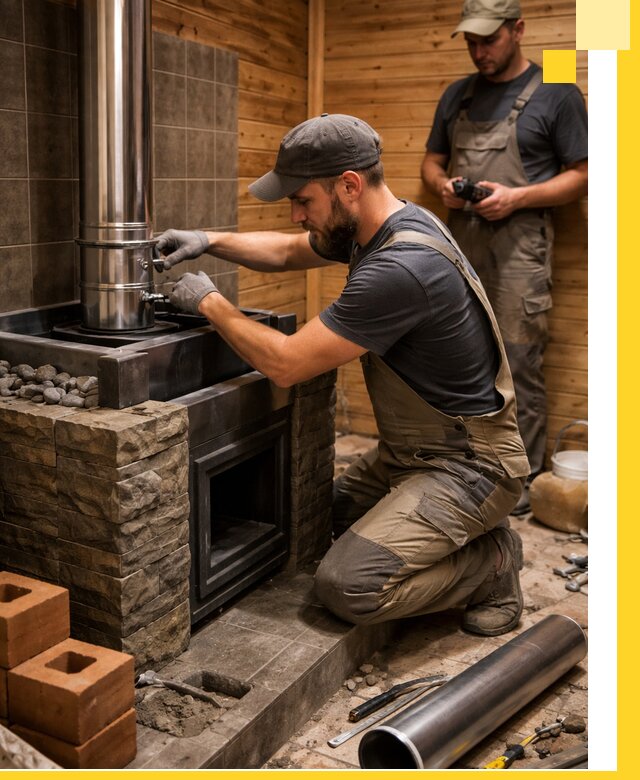 Изготовление и установка банных печей под ключ в Самаре