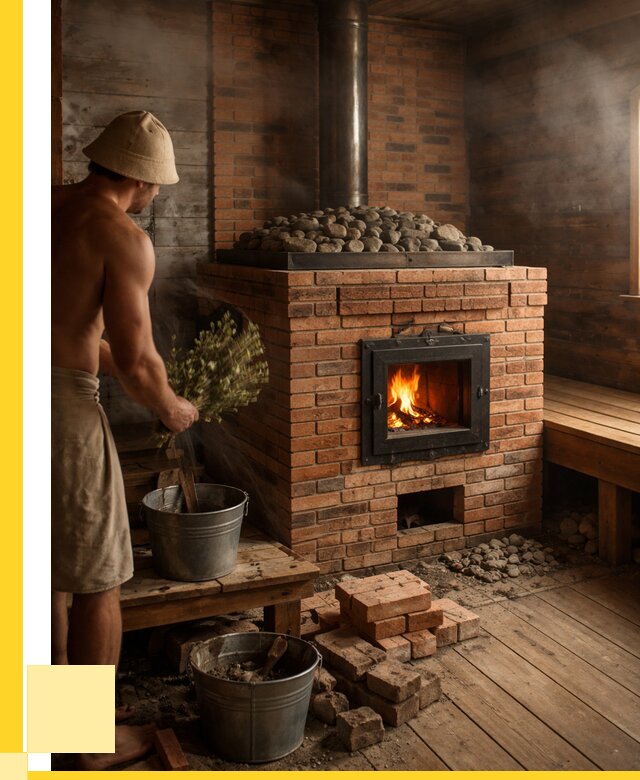 Кирпичные банные печи в Самаре от 90954 р. | ЭриданСмр