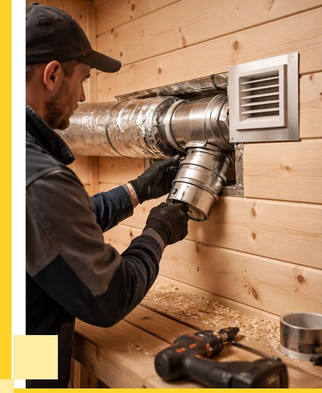 Монтаж вентиляции бани в Самаре от 12127 р. | ЭриданСмр